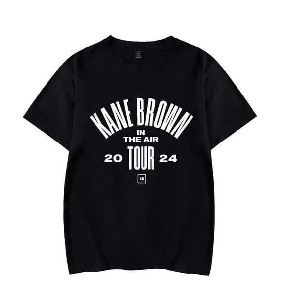 Kane Brown Air Tour Merchandise Goods for Fans Popular Reversible Print Unisex Fashionable Casual Short Sleeve Top
