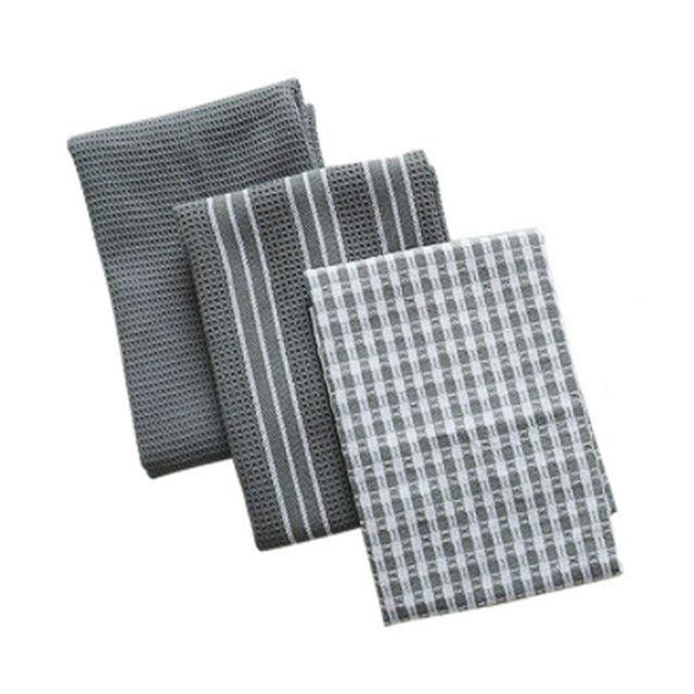 stanreset 3X Dish Towel Tea Cloth Kitchen Gadget Foldable Design Household Accessories Decorations Table Mat Dining Supplies 6.4*4.2cm