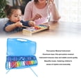 thumbnail image 3 of Xylophone 25 Note Colorful Metal Keys Xylophone Percussion Musical Instrument for Kids, 3 of 7