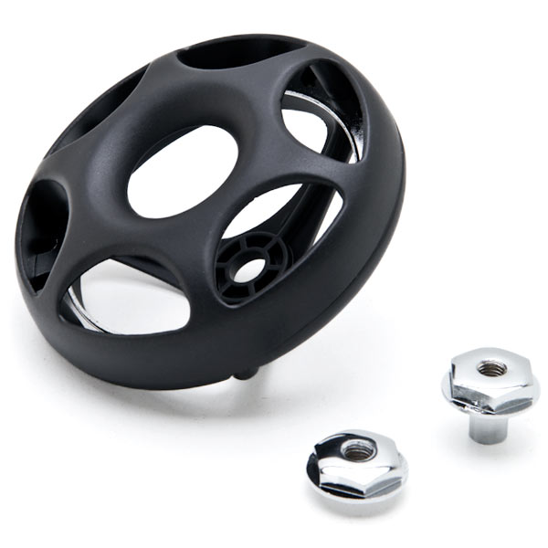 Krator 3.5 Round Horn Black Horn Cover For Honda Motorcycle Cruisers Shadow Sabre Motorcycle Cruiser Round Horn Black Horn Cover