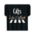 thumbnail image 2 of Retro Cat Rock And Roll Music Gift Men Funny Cat T-Shirt, 2 of 7