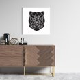 thumbnail image 2 of Geometric bear head - 24"x24" canvas - Print on demand, 2 of 5