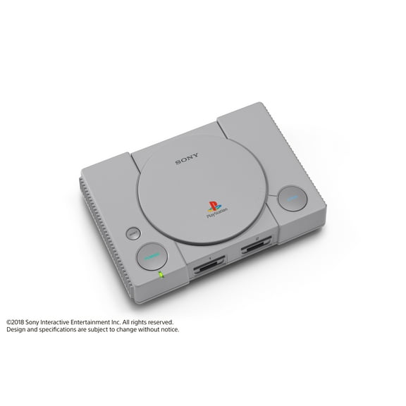 Playstation Classic Console with 20 Classic Playstation Games Pre-Installed Holiday Bundle, Includes Final Fantasy VII, Grand Theft Auto, Resident Evil Director's Cut and More