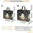 thumbnail image 2 of FORMRS Womens Corduroy Tote Bag Crossbody Shoulder Handbag with Pocket, Happy Ghost, 2 of 7