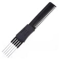 thumbnail image 2 of Guardurnaity Paquete de 1 peine para burlas, prevención electrostática, resistente al calor con puntas de Metal, peine para recoger el pelo para Cuidado del cabello, 2 of 5