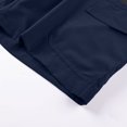 thumbnail image 5 of Zshosam Casual Shorts for Men Mens Shorts Adjustable Elastic Waist Casual Workout Shorts with Pockets (Navy,L), 5 of 9