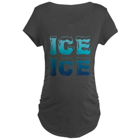 

CafePress - Ice Ice Maternity Design - Maternity Dark T-Shirt
