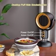 thumbnail image 3 of KANOHENO Smokeing Fan for Smoking Indoors,Portable Fan Rechargeable Air Purifier with Washable Filter,Adjustable Angle Kitchen Table Fans to Keep Flies Away,for Removes Oil Smoke, 3 of 6