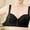 Black, variant on Women Plus Size Bra,Womens Bras,Ladies,Everyday Bras,B Cup Plus Size Lace Front Closure Camisole Bra With Underwire Gathered Breathable And Comfortable