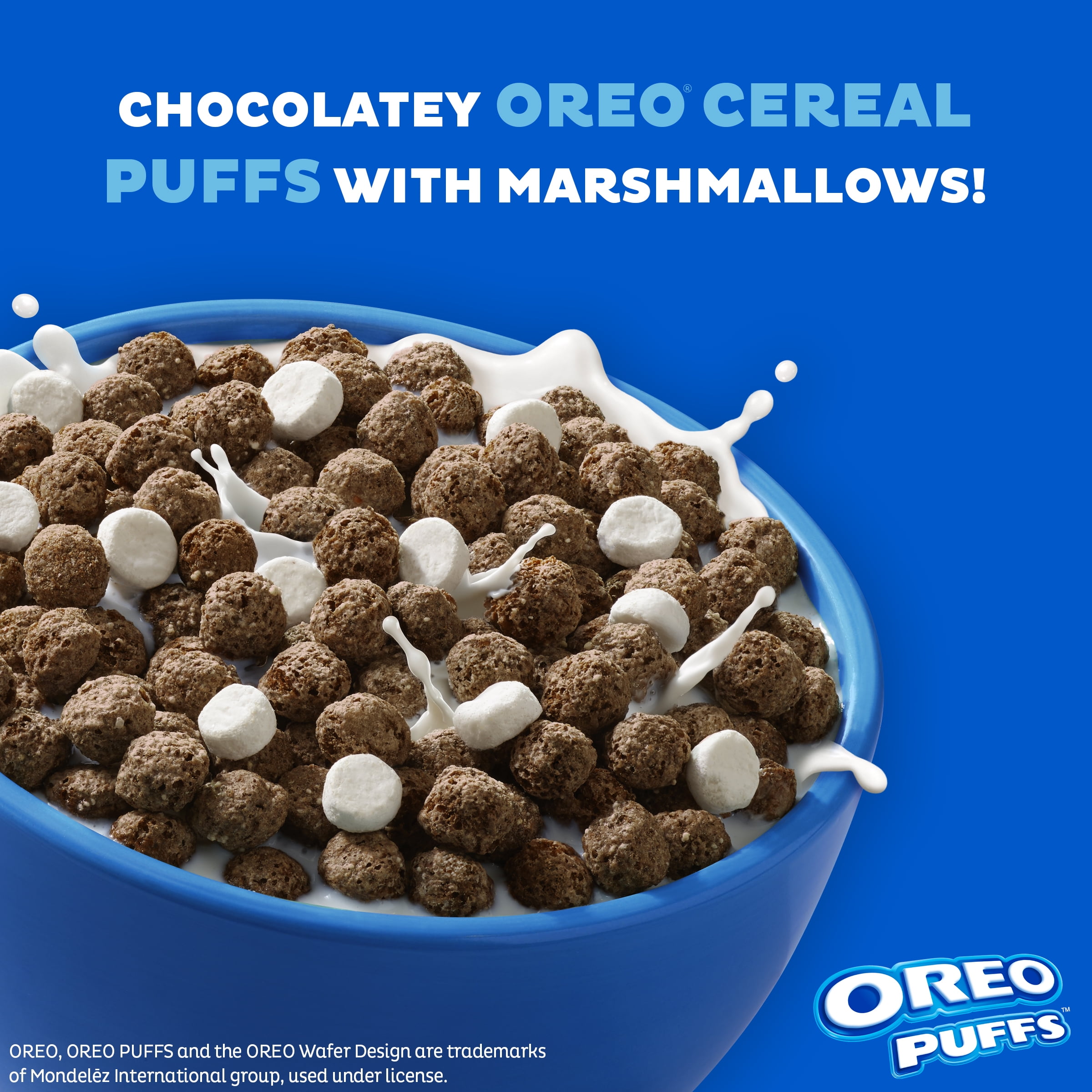 Post OREO PUFFS™ Cereal, Crunchy Chocolatey Breakfast, 16.5 oz Box
