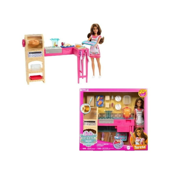 Set de Juego Barbie Receta de la amistad de Teresa Crea y Cocina con Teresa