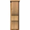 thumbnail image 2 of 8"W x 10"D x 26"H Ridgewood Rough Sawn Corbel w/Backplate, Western Red Cedar, 2 of 9