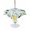 White, variant on Outdoor Tablecloth with Umbrella Hole for Patio/Picnic/Party/Camping, Yellow Blue Dinosaur Waterproof Table Cloth Rectangle Table Cover Washable, Palm Trees Mountains Checkered (52"x 70")