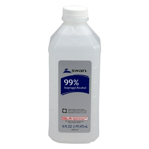 Swan Isopropyl Alcohol 99%, 16 fl oz, 6 Pack
