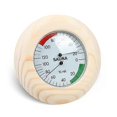 thumbnail image 5 of Sauna thermometer and hygrometer in synthetic hair and wooden frame, 5 of 5