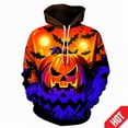 thumbnail image 2 of Nueva sudadera con capucha con diseño de calabaza de moda de Halloween con estampado 3D para hombres y mujeres, sudadera divertida de terror, sudaderas con capucha de hip hop, sudaderas con capucha ge, 2 of 5