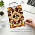 thumbnail image 5 of FMSHPON Boho Mandala Clipboard Hardboard Wood Nursing Clip Board and Pull for Standard A4 Letter 13x9 inches, 5 of 8