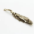 thumbnail image 4 of Clip de Pelo Pasador Horquilla Bronce Antiguo jinwen Forma de Pluma Hojas 2 piezas, 4 of 8