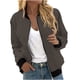 thumbnail image 2 of Puntoco Abrigo con cremallera y bolsillo estampado a la moda informal para mujer Puntoco Puntoco-6119, 2 of 5