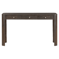 thumbnail image 4 of Hassch 52 Inch Console Table, Rustic Entryway Table with 3 Storage Drawers for Foyer, Hallway, Living Room, Easy Assembly, Espresso, 4 of 10