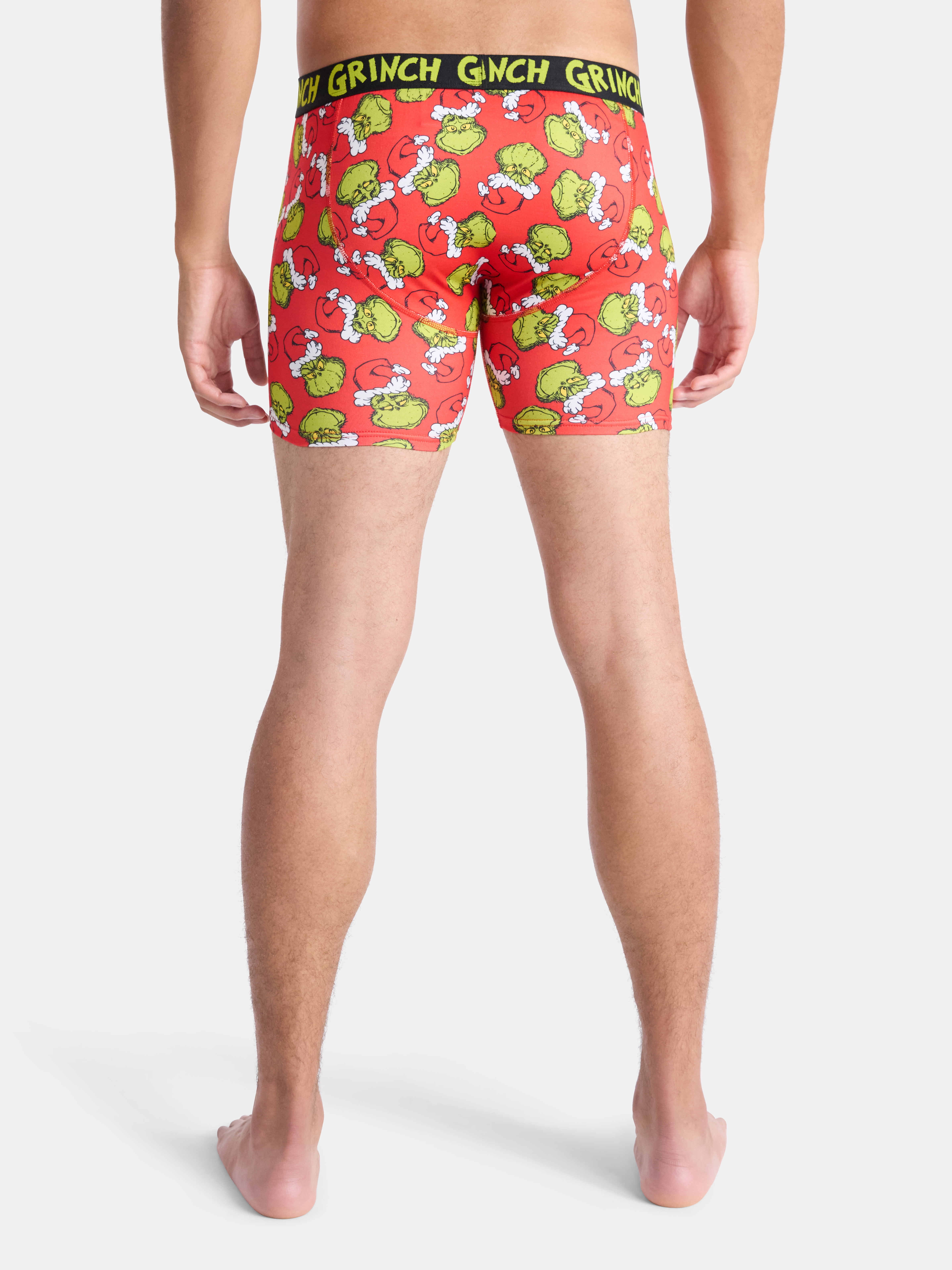 Dr. Seuss The Grinch Men’s Boxer Briefs, 2-Pack, Sizes S-XL