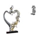 thumbnail image 1 of Estatua de pareja,Figura de pareja besándose,regalo de boda moderno,Figura de escritorio,Estatua de caballero,estatuilla,escultura,artesanía,decoración de escritorio,Arte coleccionable, 1 of 8