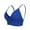 Blue, variant on Prolriy High Impact Sports Bras for Women, Women's Solid Color Underwire Breathable Detachable Cotton Cup French Sexy Sports Bra Workout Tops for Women Grey S