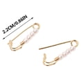 thumbnail image 3 of TopLLC Earrings 18K Brass Real Gold Plated In arrings DIY Earrings eEar Pins Clavicle chain, 3 of 5