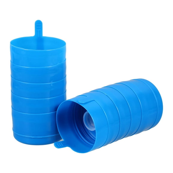 SEWOART 10Pcs Blue Plastic Water Bucket Lids Reusable Anti Splash Sealing Caps