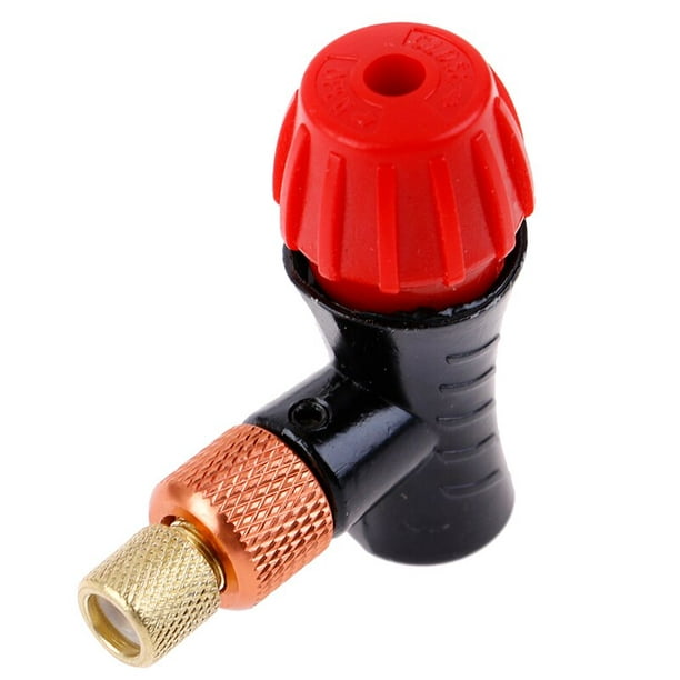 Mini tête de pompe à main pour bouteille de CO2 Schrader Presta Valve  rapide gonflable route vtt VTT vélo gonfleur d'air accessoires 
