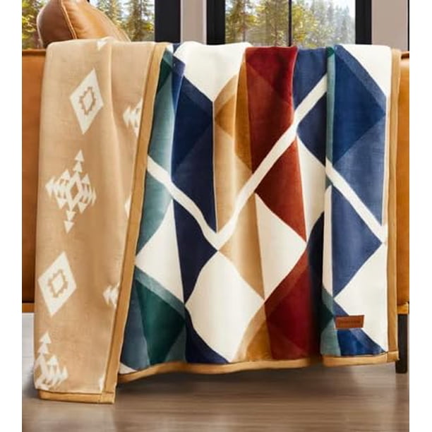 Manta Reversible de Peluche Pendleton 127x178 cm