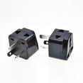 thumbnail image 2 of Universal CN US EU to AU Plug Adapter 2 in 1 Australia Converter Socket China New Zealand Travel Plug Adaptor 10A White Black, 2 of 5