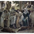 thumbnail image 2 of Job Joins his Family in Happiness James Tissot Jewish Museum New York Poster Print, 2 of 4