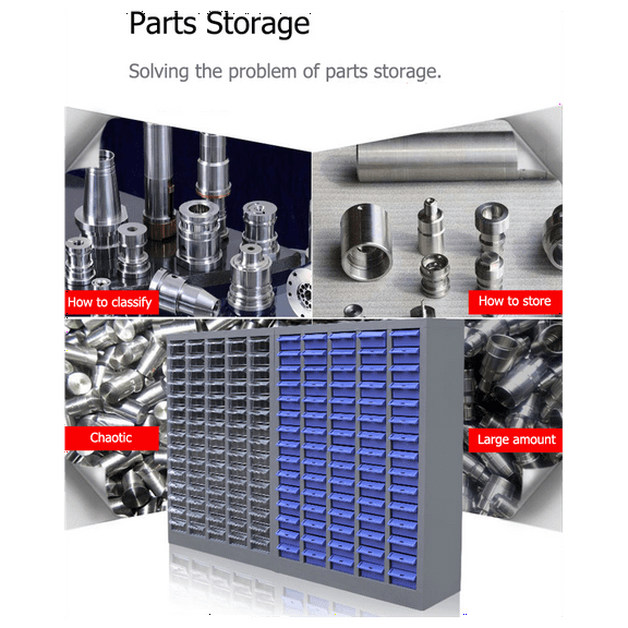 75 Drawers Parts Cabinet Small Drawer No Door Commercial Home