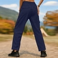thumbnail image 6 of GUACER Women's Cargo Joggers Elastic Waist Drawstring Utility Pants with Pockets Trousers, 6 of 6