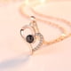 thumbnail image 5 of Collar de plata de ley 925 con la frase "Te amo", collar de amor en 100 idiomas para novias y mujeres, regalos románticos para ella, 5 of 7