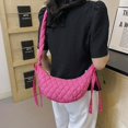 thumbnail image 3 of Bolso Celosía Diamantes Cruzado Media Diario para Mujeres Y Niñas Color Sólido, 3 of 9