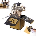 thumbnail image 2 of JHEHF 1PCS Graduation Card with Envelope, Class Of 2026 Happy Graduation Gifts, Congrats Grad Cards for High School Or College Graduate, Gift Card Holder, 2 of 8
