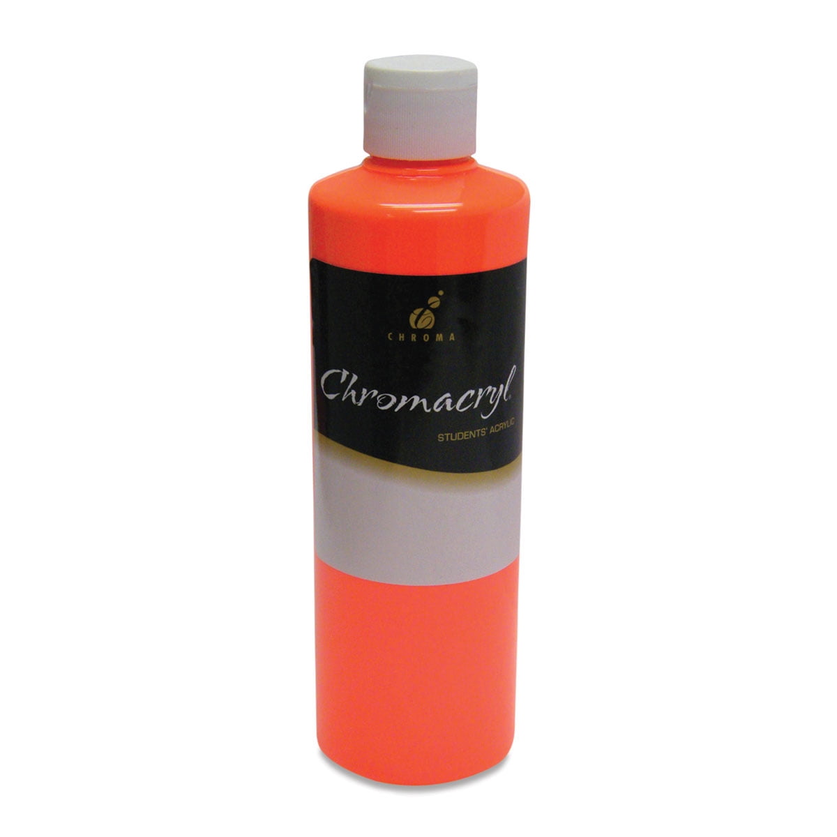Chromacryl Students' Acrylic Paint Pint Neon Orange