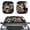 Frog, variant on CHAQLIN Novelty Car Windshield Sun Shade with Owl Print, Foldable Reflective Sunshade UV Protection Sun Visor Heat Blocker for Front Window