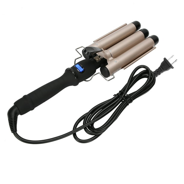 Hair Waver, rizador de 3 barriles rizador de varita rizador rendimiento inigualable