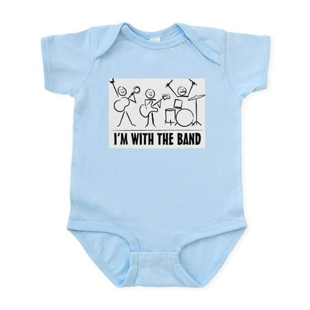 

CafePress - Stickman Band Body Suit - Baby Light Bodysuit Size Newborn - 24 Months