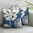 thumbnail image 3 of COMIO  Throw Pillow Covers, Denim Blue Sand Dollars Starfish Home Decorative Pillowcases Cushion Case Covers for Couch Bed Sofa, 3 of 5