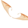 thumbnail image 2 of 1 Pair Elf Ears Cosplay Accessories Latex Soft Pointed Prosthetic False Ear Halloween Party Masks, 2 of 7