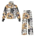 thumbnail image 5 of Xixirimido Cute Cartoon Dogs Print Women's Sweatsuits 2 Piece Outfit Fall Fashion Airport Lounge Sets Long Sleeve Sweatshirt Wide Leg Sweatpants Plus Size Tracksuit, Small, 5 of 7