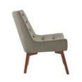 thumbnail image 6 of Linon Cassia Mid-Century Button Tufted Accent Chair, Gray, 6 of 10