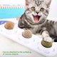 thumbnail image 3 of Bolas giratorias de hierba gatera, juguetes naturales para gatos con hierba gatera, merienda Molar autoadhesiva para gatos, 3 of 6