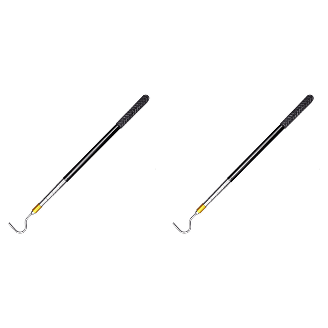 2pcs 61inch Snake Hook Reptile Catcher Stick Pole,Snake Handling Tool Kit for Rattlesnakes Python Copperhead Removal