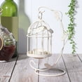 thumbnail image 2 of Cage Candlestick,Innovative Iron Leaves Hollow Home Decoration Candlestick Next-Gen Design, 2 of 8