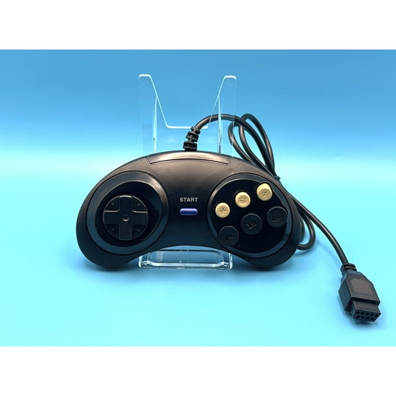 Sega Replay 6 Button Controller with 6ft Extension Cable for Sega Genesis